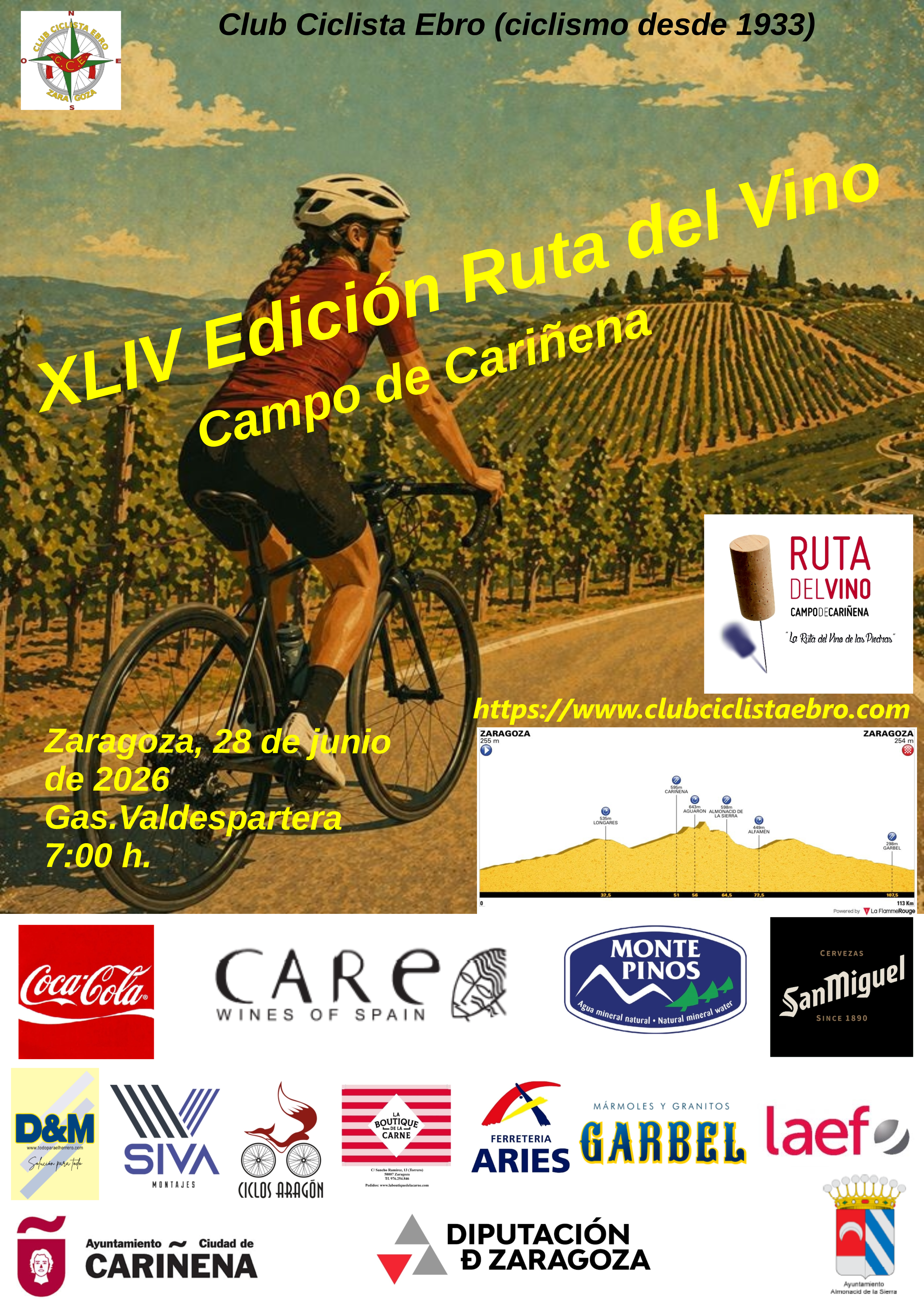 44ª RUTA DEL VINO - CAMPO DE CARIÑENA